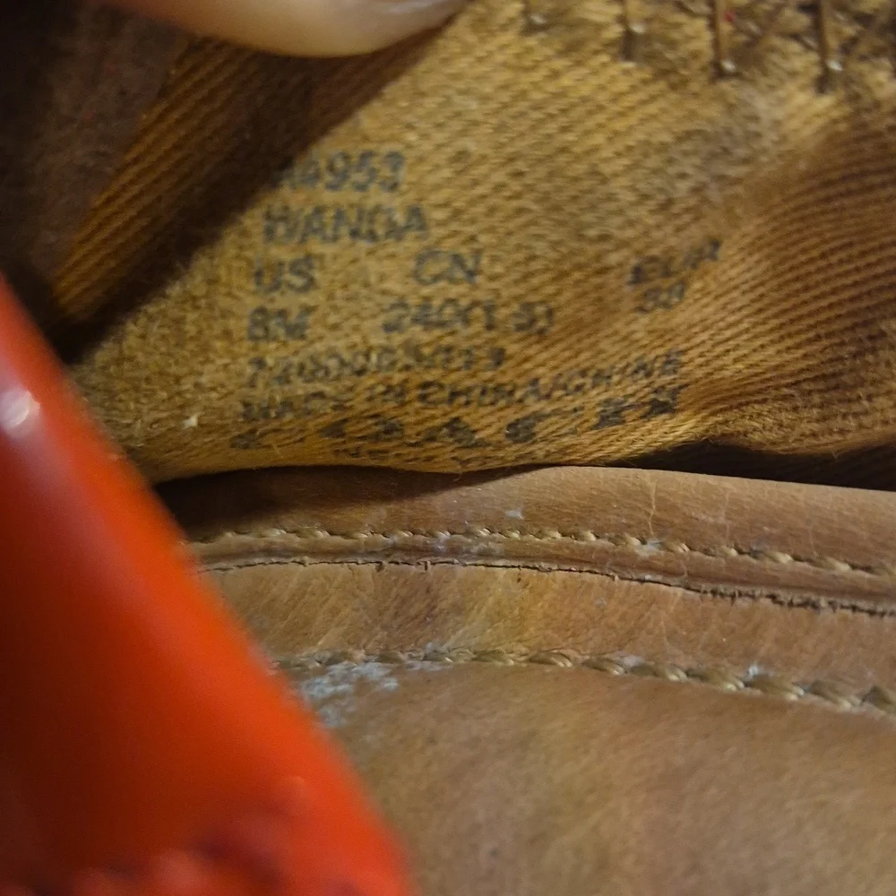 Coach Women's Orange and Brown Ballet Flats - Picture 8 of 9